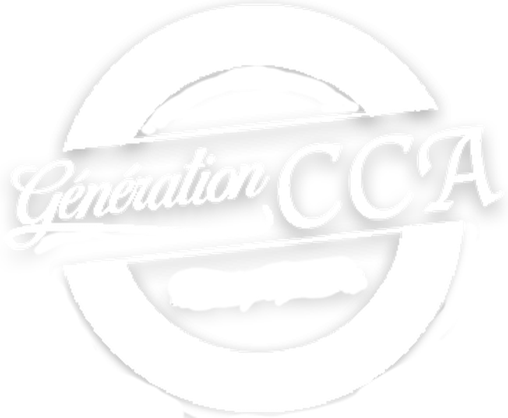 Logo Génération CCA Blanc